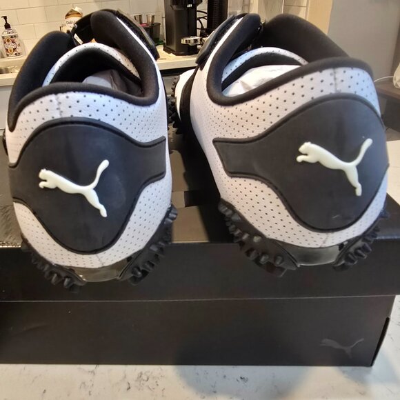 Puma Mostro PERF Puma White Puma Black 397331-01 US MENS SHOES SIZE 11 NEW - Picture 7 of 10